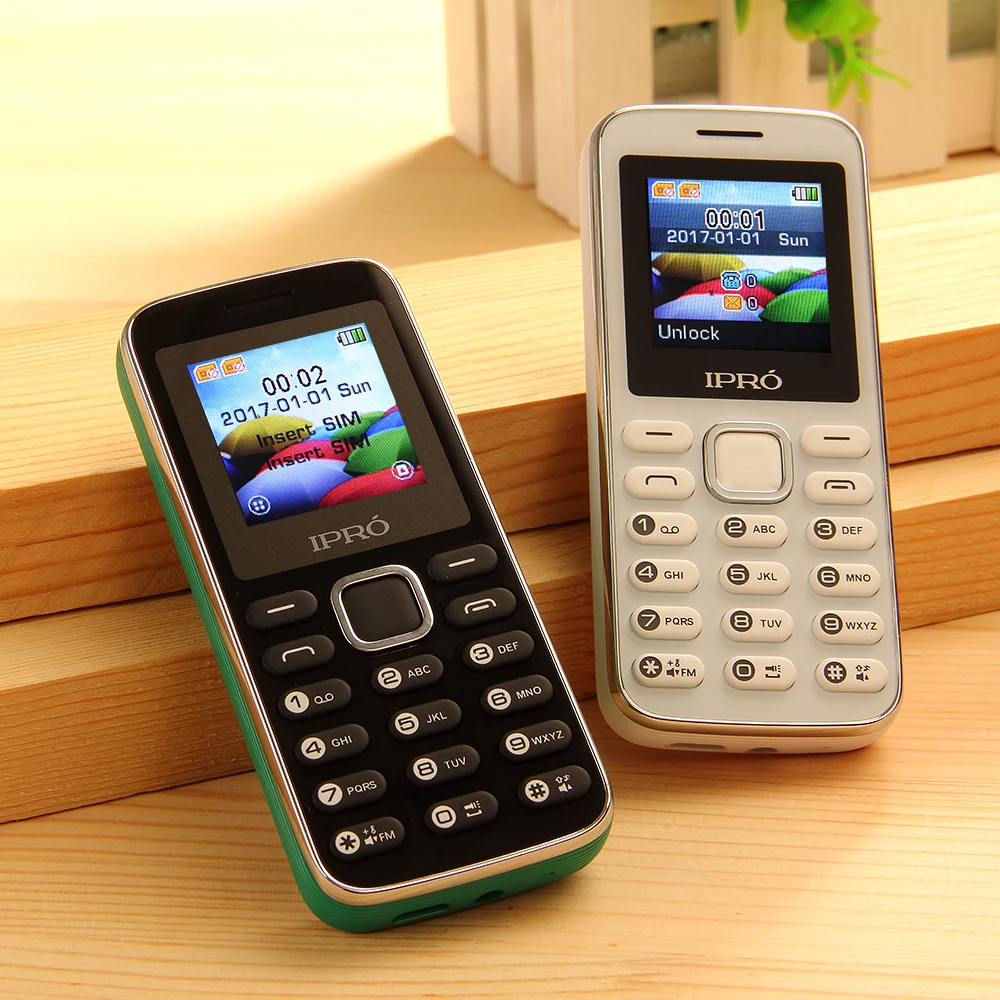 Оригинальный ipro пчелы II 1.5 дюймов разблокировать телефон для пожилых dual sim