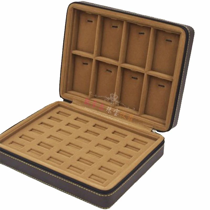 Портативный кулон ювелирные кольца Свадебные украшения дисплей ящик для