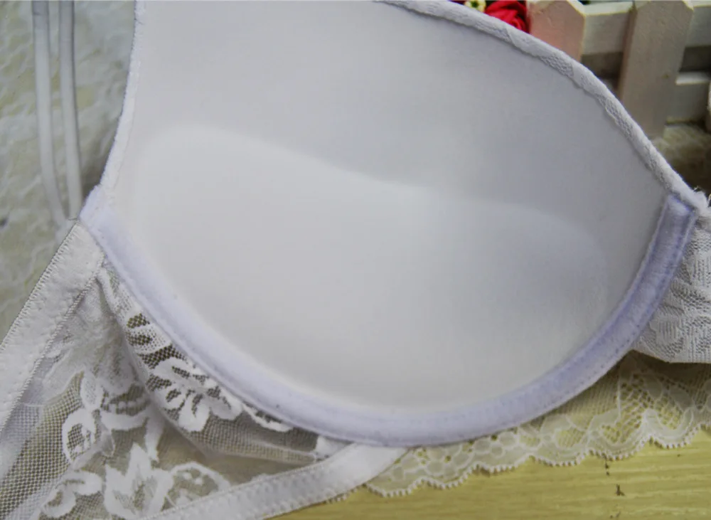 Лидер продаж красивый бюстгальтер с вышивкой для женщин кружевной пуш-ап