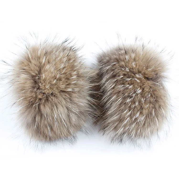 Sleeve fur MAOMAOKONG большой меховой воротник с капюшоном из натурального меха енота наивысшего качества - Цвет: Sleeve fur