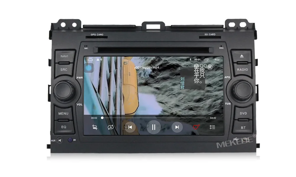 Новое поступление! Mekede android 9,1 Автомобильная Мультимедийная система для Toyota Prado 120 2004-2009 с 2 Гб+ 32 ГБ gps навигация радио плеер