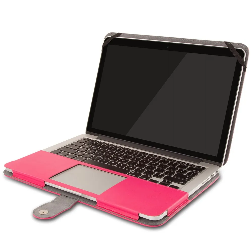 Чехол-книжка Mosiso из искусственной кожи для Macbook Pro 15 retina, модель A1398, аксессуары для планшетов, ноутбуков, черный, коричневый, красный