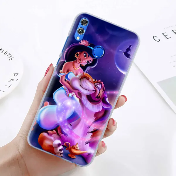 04 Алладин Принцесса Жасмин чехол для телефона для huawei Honor 8X 8A Pro 8C 8S 9 10 Lite 20i Honor Play Y7 Y9 крышка чехол Coque - Цвет: 04