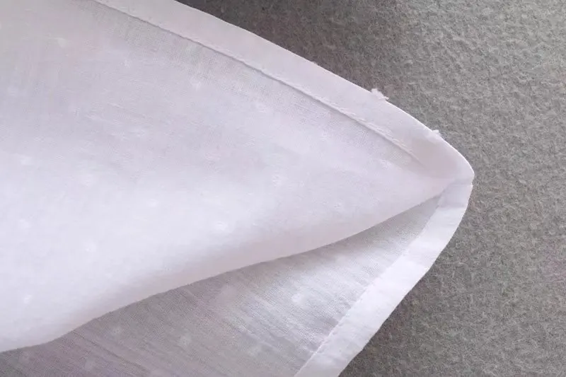 2018 Новый Для женщин Vestidos Статус цветок вышивка белый Женская рубашка блузка