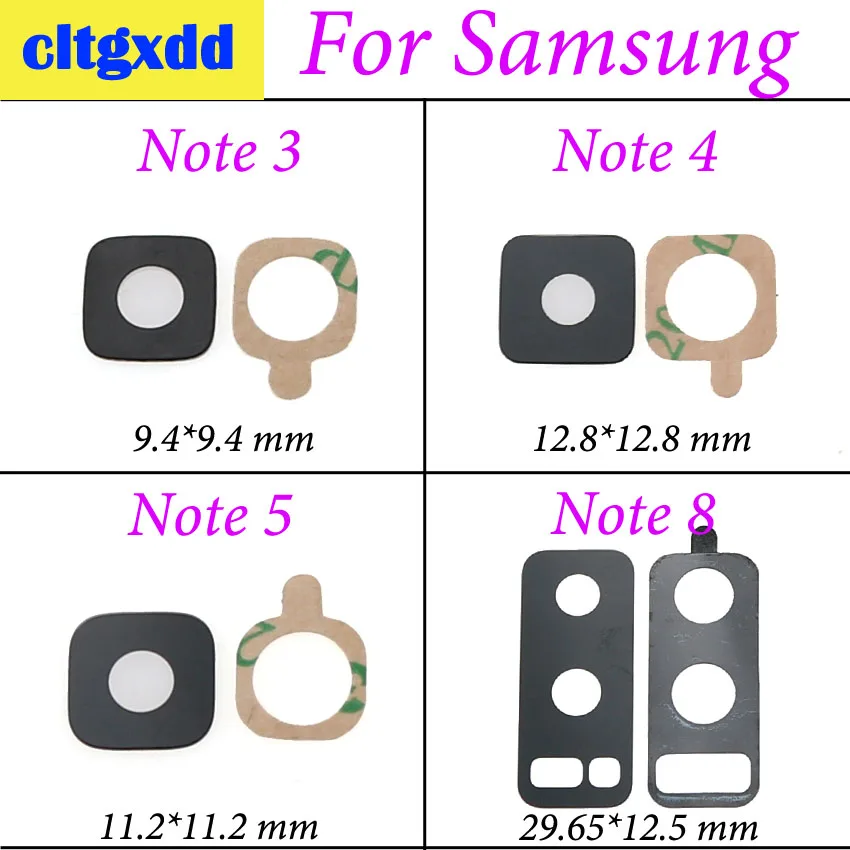 Стекло для задней камеры cltgxdd Samsung Galaxy Note 3 4 5 8 N920 Note8 Note3 Note5 N950 запасные