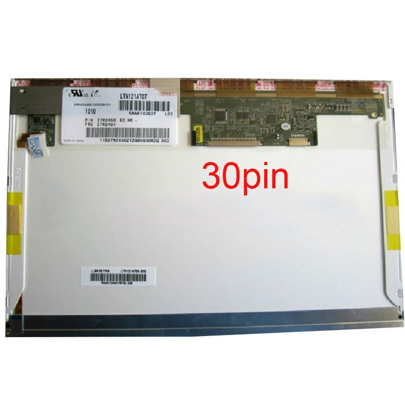 12 1 ''ЖК Матрица LTN121AT07 для Lenovo THINKPAD X200 X201 X201I ноутбук замена дисплей 1280*800 30pin|notebook