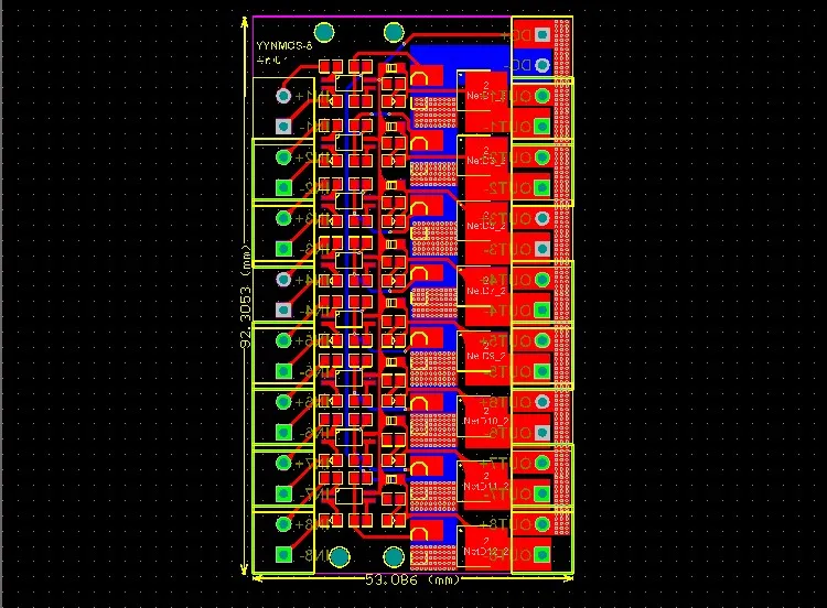Восьмисторонняя MOS трубка/FET Модуль PLC усилительная монтажная плата/привод