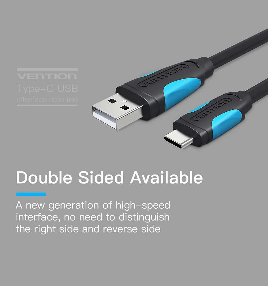 Кабель Vention USB C кабель usb type C 3A USB 3,1 кабель для быстрой зарядки USB-C кабель для передачи данных type-C кабель для samsung huawei ZUK LG Xiaomi 1 м
