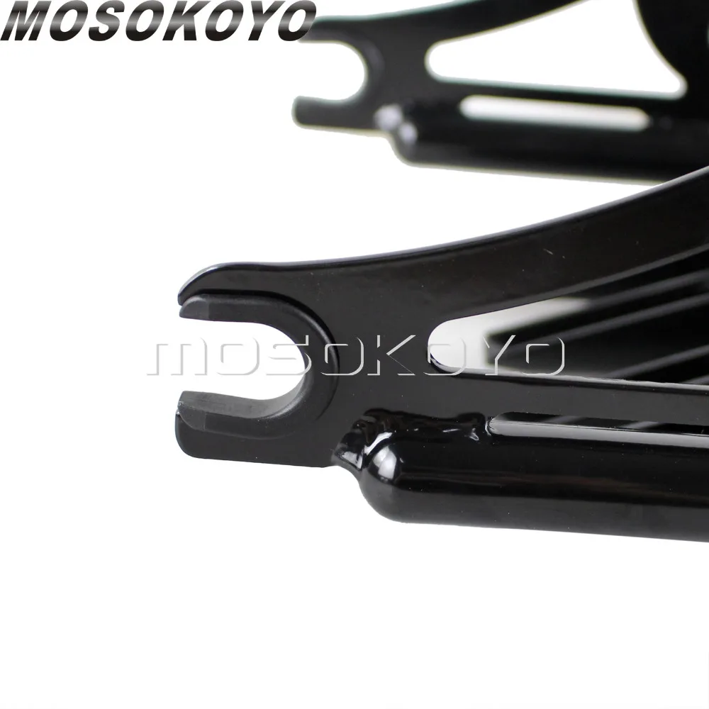 Черная Съемная багажная полка для Harley Touring Road King Street Glide Classic Custom FLHR FLHX FLTR 09 16| |