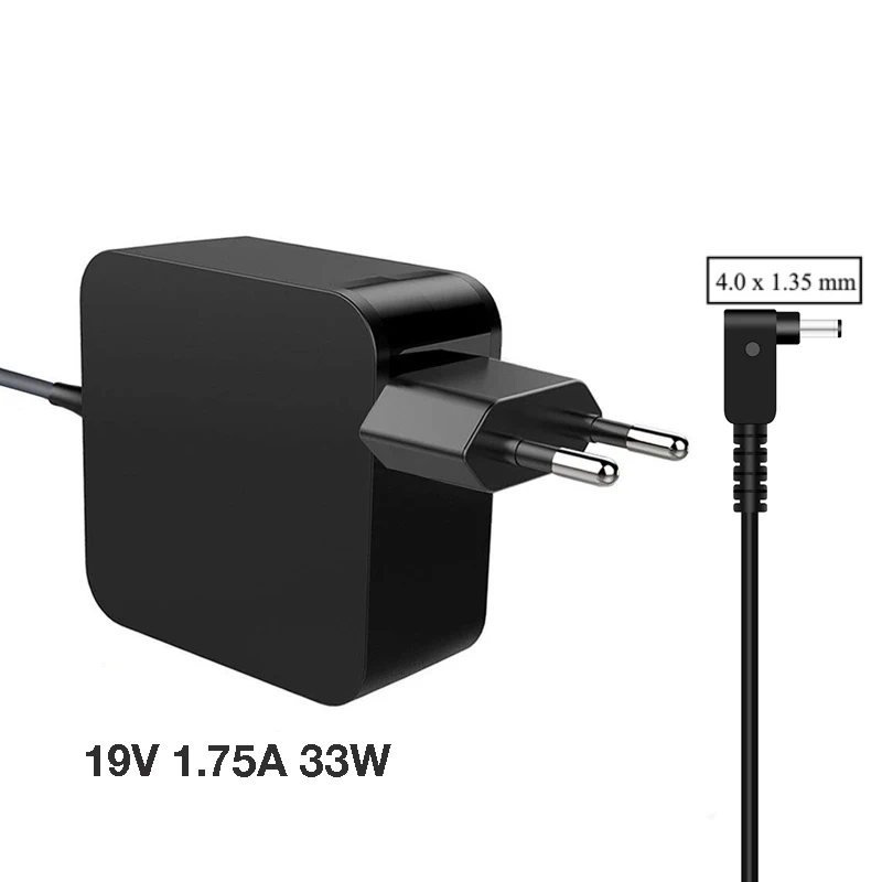 19V 1.75A 4,0*1,35 мм 33 Вт для ASUS Vivobook S200 S220 X200T X202E F201E Q200E X553M X200M Питание планшет Зарядное устройство адаптер переменного тока