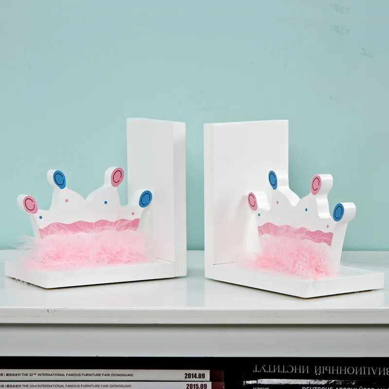 Украшение для дома фирменный дизайн детской короны книжные концы держатель