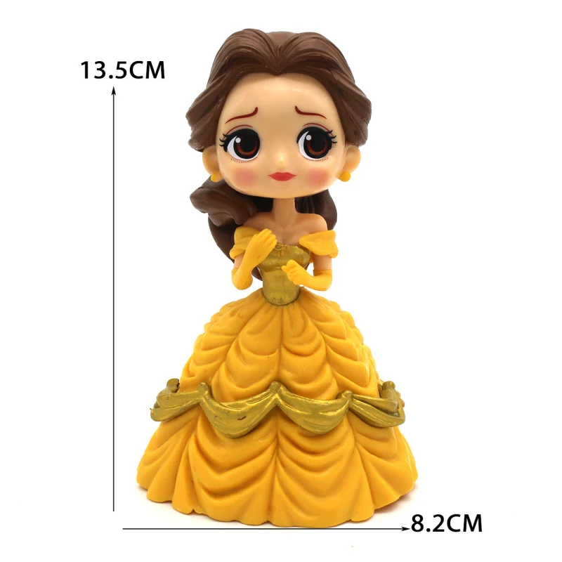 14 16 см Disney Русалочка Белоснежка Принцесса игрушка декоративные украшения ПВХ