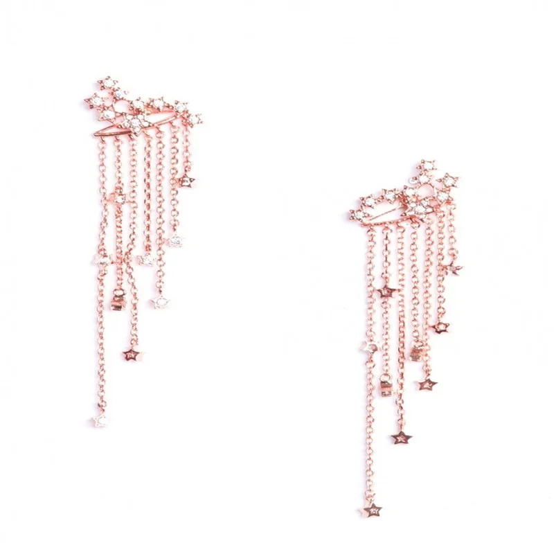 2019 серьги для женщин aros mujer oreja с кисточками длинные золотые букле d'oreille манжета