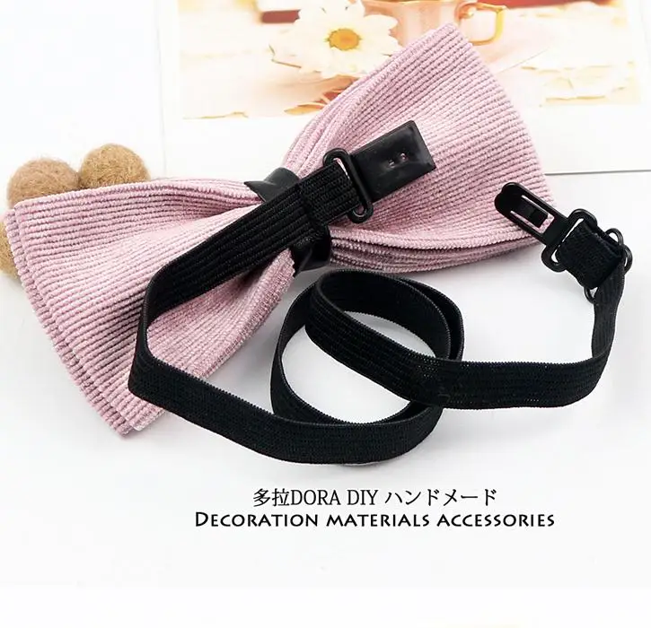 Галстук бабочка 100 комплектов пластиковые пряжки лента ручной работы