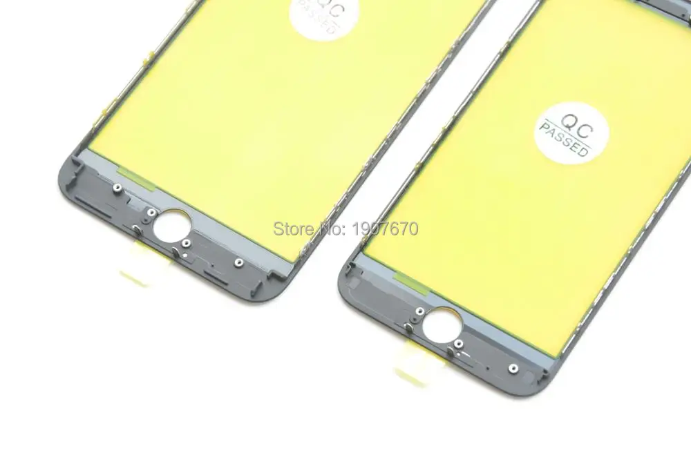 MAIJIEKE холодное прессование Переднее стекло экрана со средней рамкой для iPhone 8 7 6s 6 Plus 5 5S внешнее стекло объектив Замена запчасти для ремонта