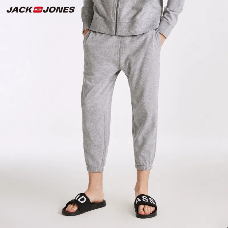 Мужские повседневные штаны JackJones 100% хлопок с завязками для сна мужские пижамы E |