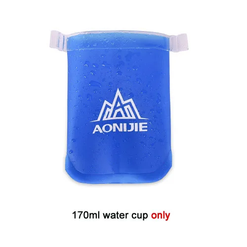 1 pcs 170ml bottle AONIJIE C943 18L Открытый легкий гидратационный Рюкзак Сумка жилет для 2L водный Пузырь Пешие прогулки бег марафон гонки - Цвет: 1 pcs 170ml bottle