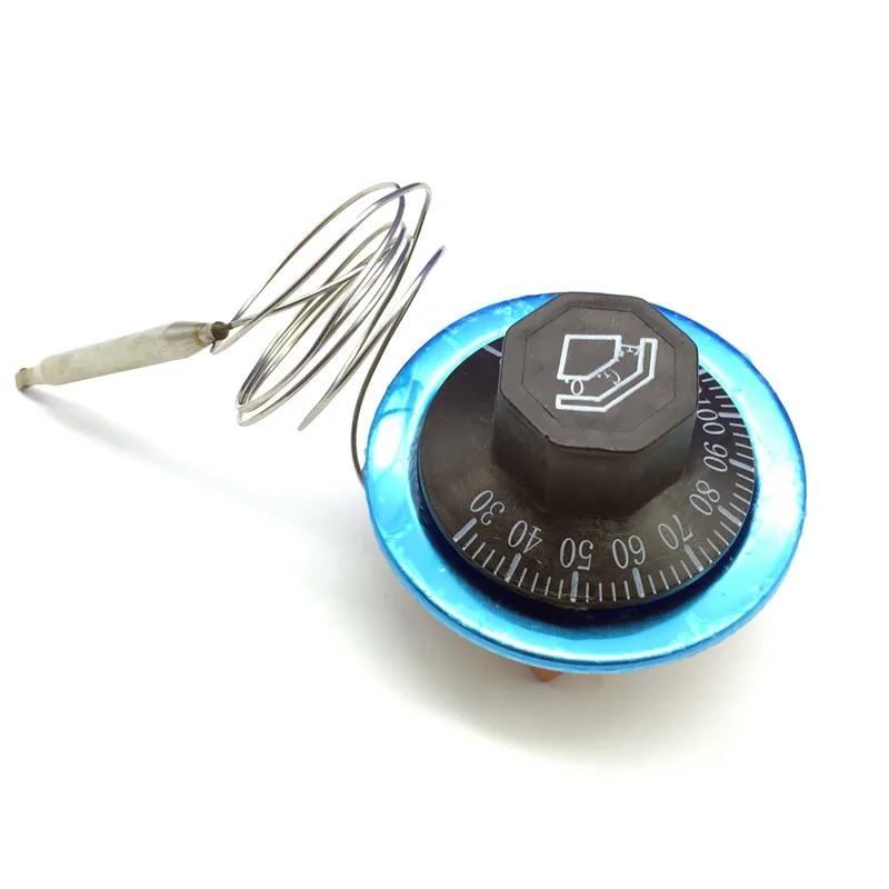 

Регулятор температуры с поворотным переключателем 30-110 градусов по Цельсию, регулятор температуры, капиллярный термостат 16 А