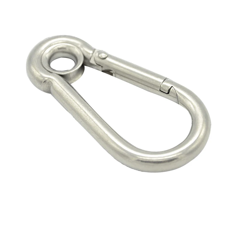 Пряжка с кольцом Весна 304 нержавеющая сталь отверстием пружинный крючок 6 мм для