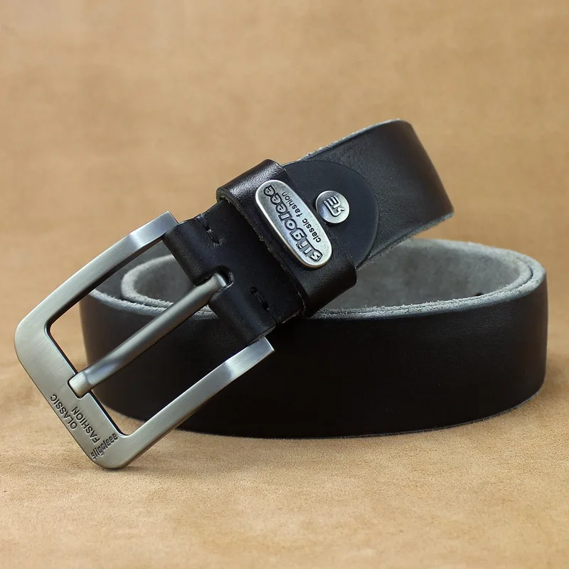 2018 Роскошный пояс мужские ремни пряжкой мужской натуральная кожа ремень для Жан