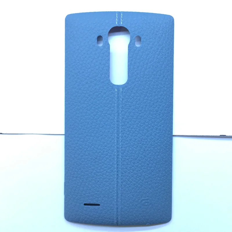 G4 blue leather Yamerepair оригинальная новая задняя крышка для Lg g4 натуральная кожа крышка батареи Замена для G4 все версии с NFC - Цвет: G4 blue leather