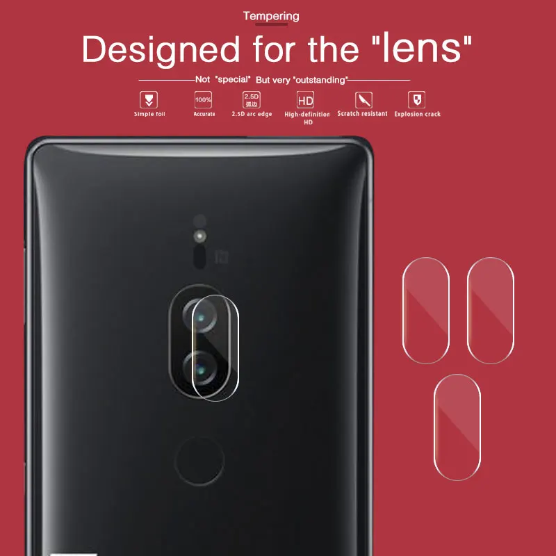 HD Задняя камера Объектив Закаленное стекло пленка для Sony Xperia XZ2 Compact Premium H8216 H8266 H8276