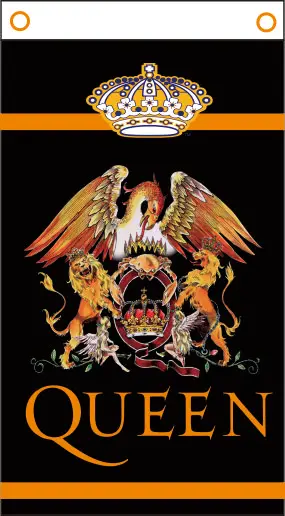 Флаг Queen Band баннер на заказ 3x5 футов 90x150 см 100% полиэстер 01|Флаги баннеры и