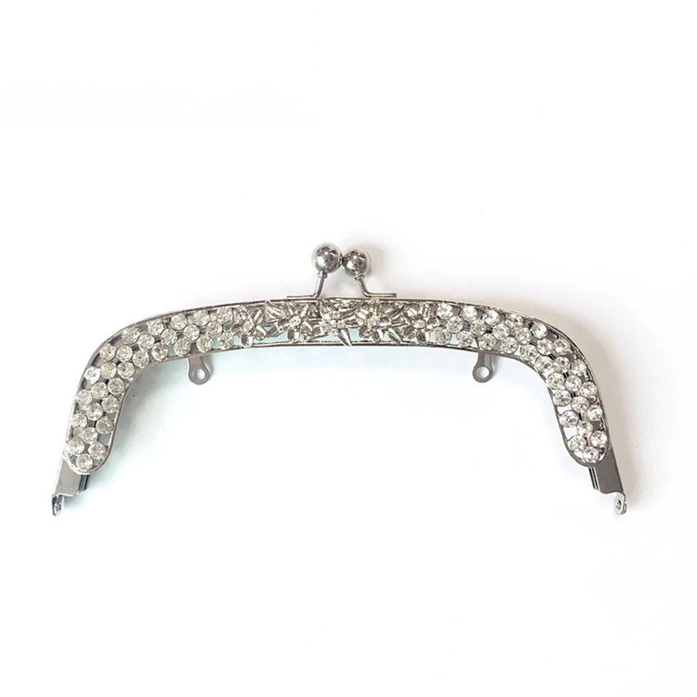 

DIY women cute shinning floral kiss buckle purse frame bag making metal clasp 2pcs/lot