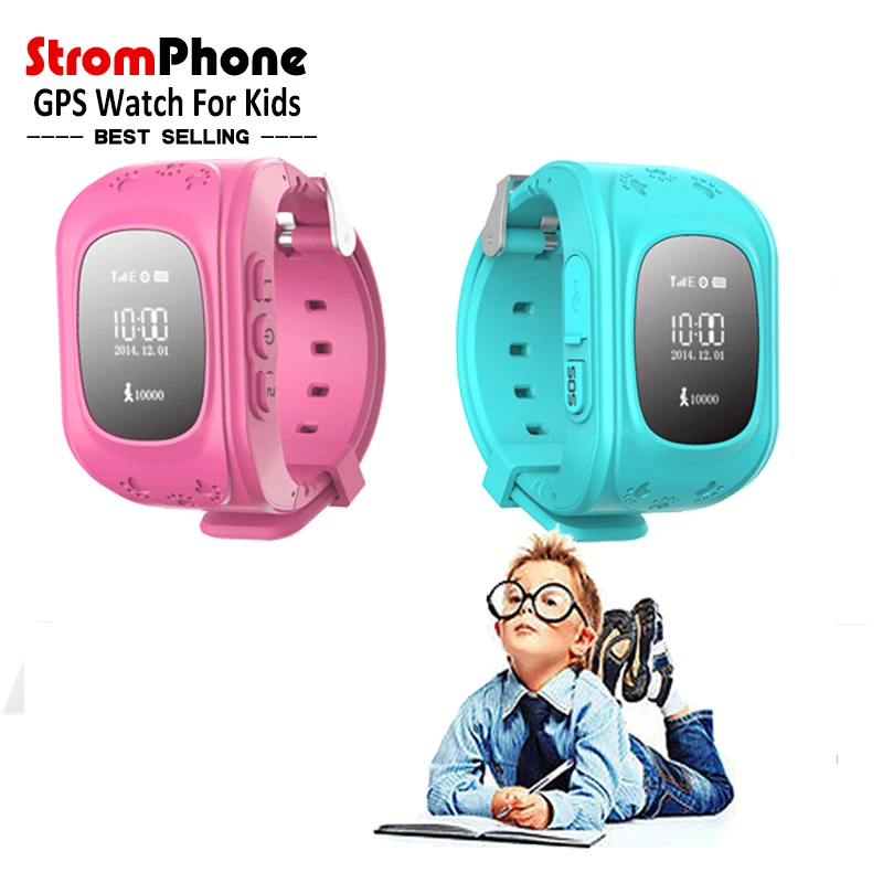 Детские GPS трекер Смарт-часы телефон Q50 AGPS LBS SOS анти-потерянные дети Smartwatch