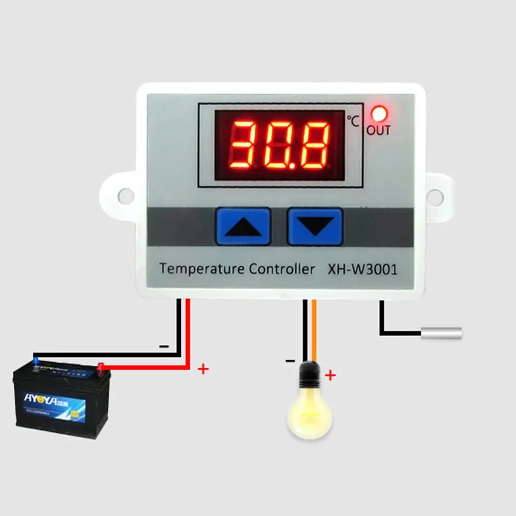 12 V/24 V/220 V Цифровой Температура контроллер высокого качества Термальность регулятор температуры с термопарным термостат с ЖК-дисплей Дисплей дропшиппинг