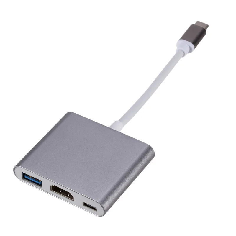 Производитель USB31 Тип C HDMI + USB30 три в одном PD источник питания Поддержка 4K кабель