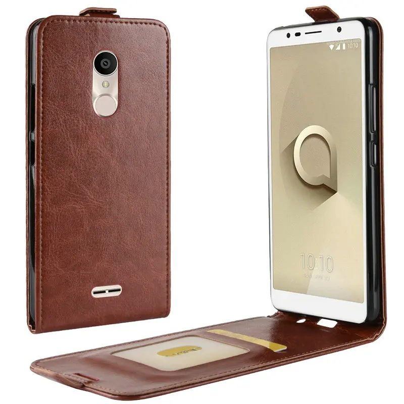 Роскошный кожаный чехол в стиле ретро WIERSS для Alcatel 3C 5026A 5026D 6 0 &quot кожаные флип