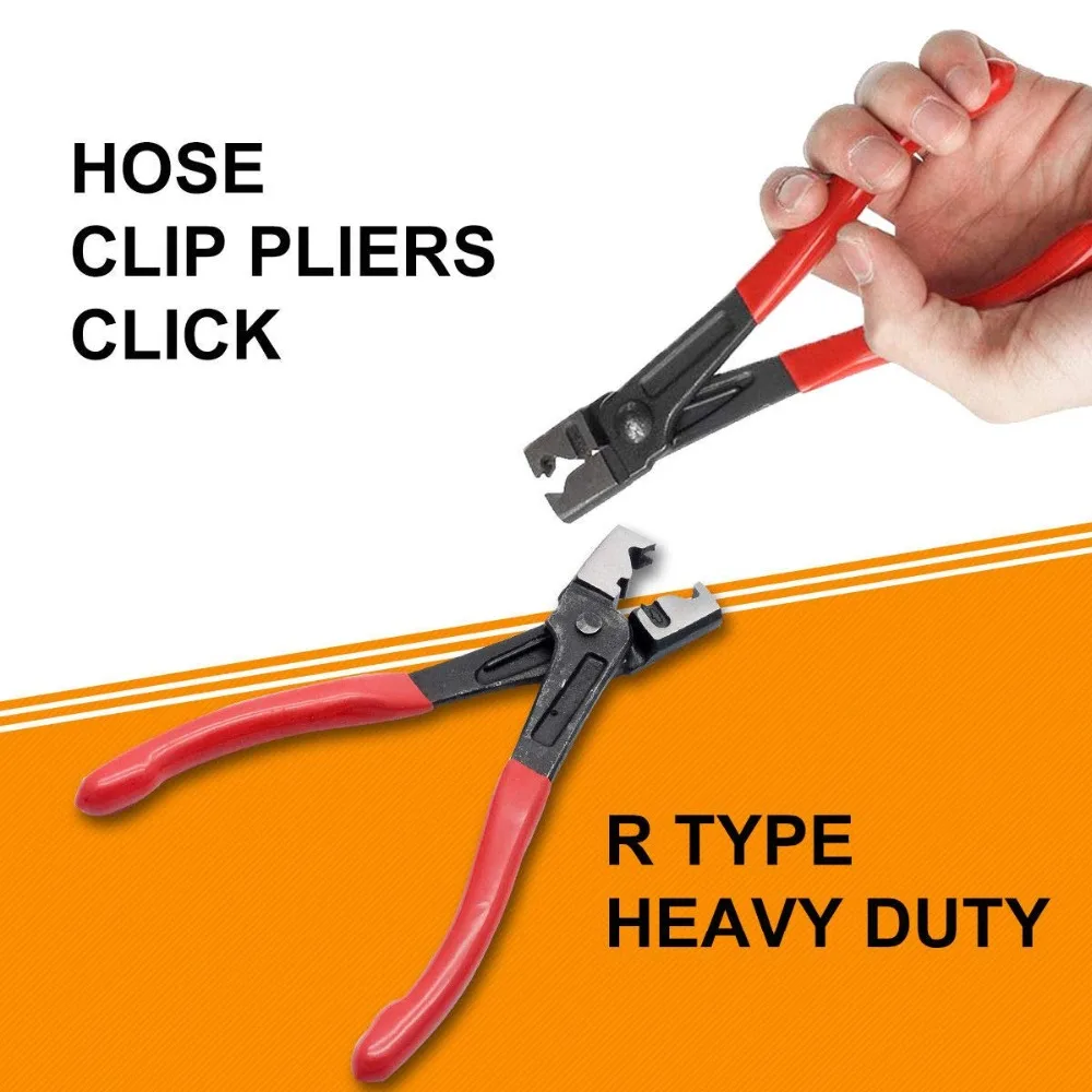 Тяжелые плоскогубцы для шлангов поворотные приводные валы угловой зажим |