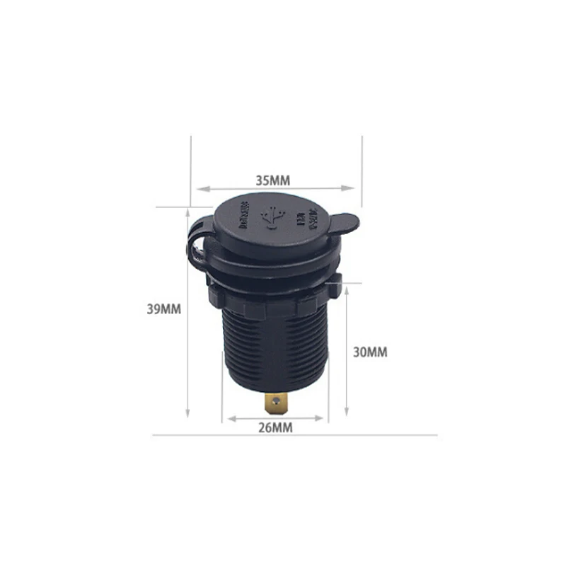 Onever автомобиль Зарядное устройство для мото Авто Грузовик USB DC12V-32V