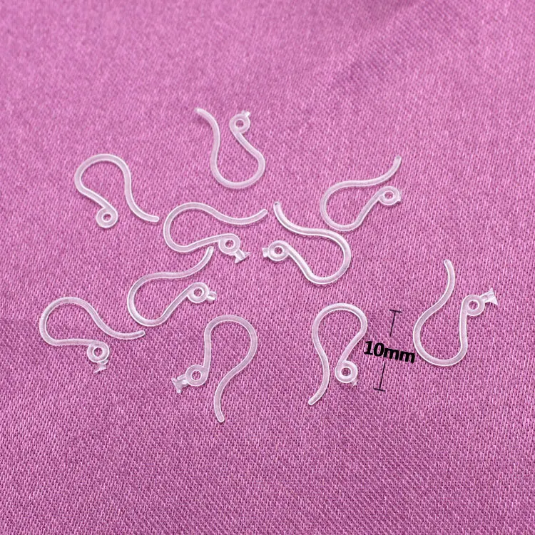 MEIBEADS 500 шт./лот модные пластиковые ушные крючки неаллергенные серьги провода для