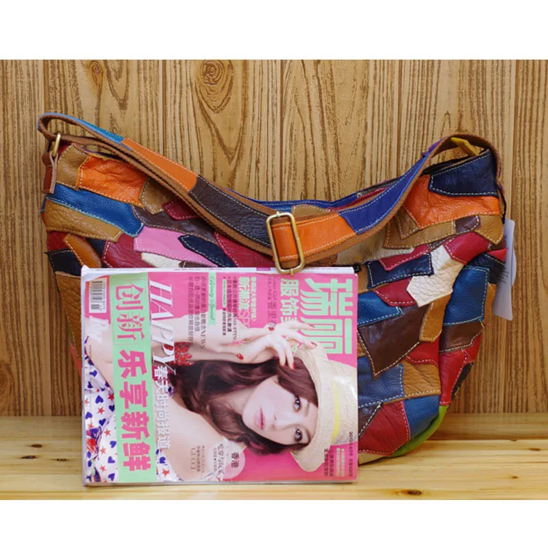 IPinee Асимметричные дизайнерские женские сумки в стиле пэчворк мягкие из