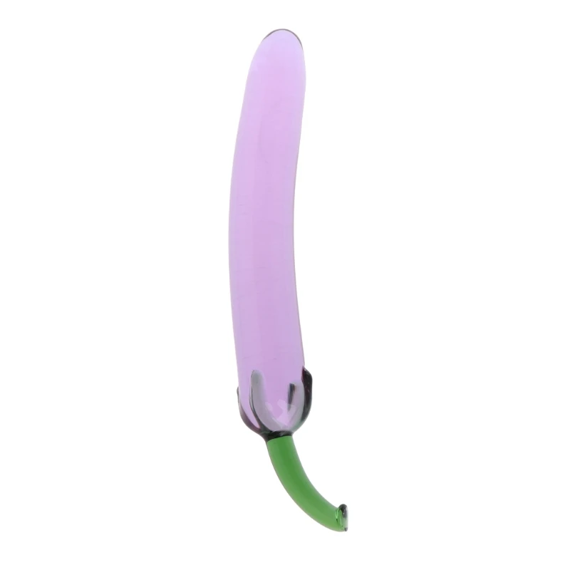 Милые фрукты стекло кристалл G-Spot фаллоимитатор желе игра пенис Анальный секс
