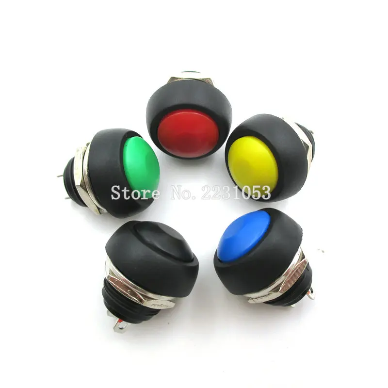 Водонепроницаемый Мгновенный кнопочный переключатель 5 шт./лот 3 А 125 В 1 250 В|switch