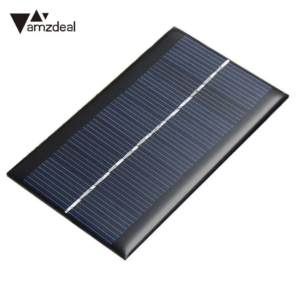 amzdeal 6V 1W Solar Panel Module DIY Light Battery Cell Phone Chargers Outdoor Travelling Powerbank Charging Board Power | Электроника
