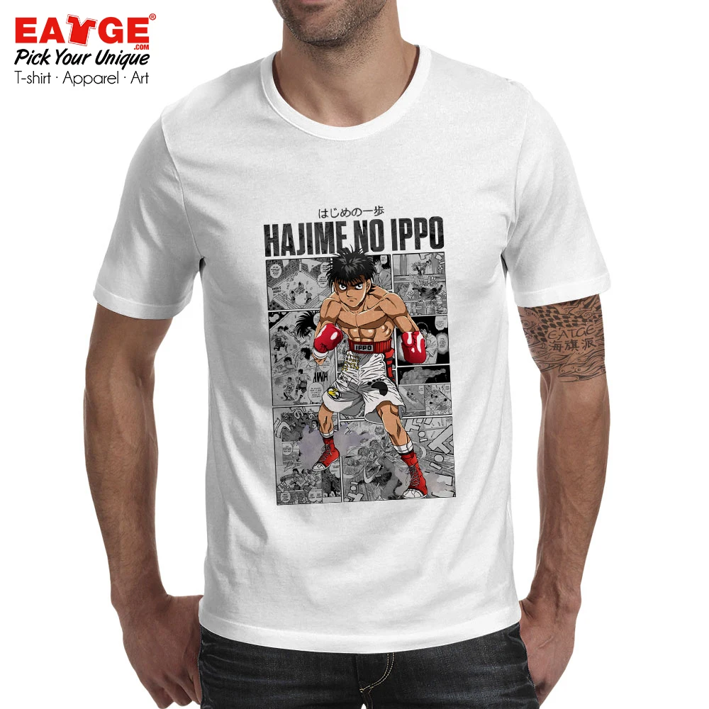 Боксер Ippo футболка аниме Hajime No Ippo Manga Повседневная активная футболка EATGE редкий дизайн креативный бренд унисекс крутая футболка