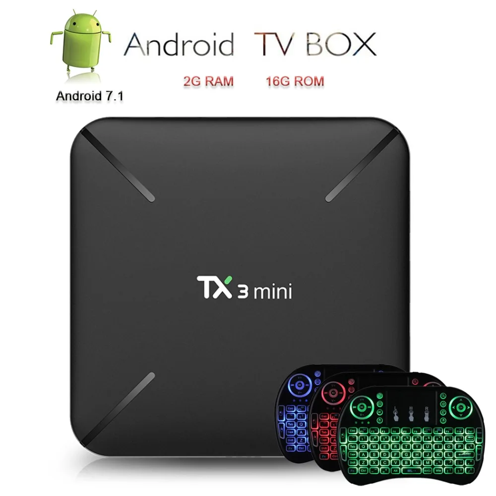 Satxtrem ТВ Android 7 1 Smart 4 K IP Декодер каналов кабельного телевидения Amlogic S905W TX3 мини