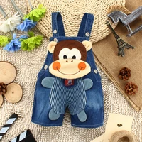 ienens summer 1pc kids baby boys clothes clothing short trousers toddler infant boy pants denim shorts jeans overalls dungarees