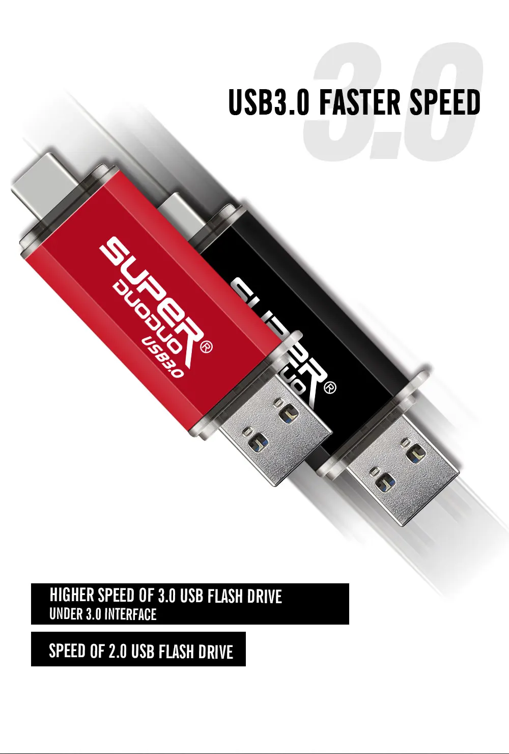 2 в 1 OTG type-c usb флеш-накопитель высокоскоростной флеш-накопитель 128 Гб 64 ГБ 32 ГБ 16 ГБ 8 ГБ usb 3,0 Флешка для type-c/PC