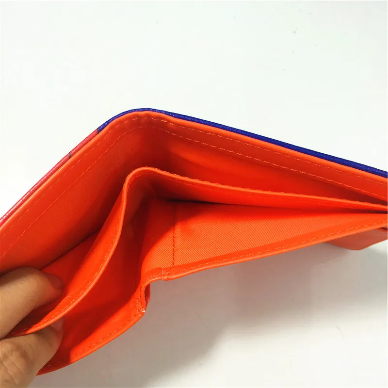 Аниме Драконий жемчуг Z кошелек Гоку косплей мультфильм Короткие Двойные кожаный