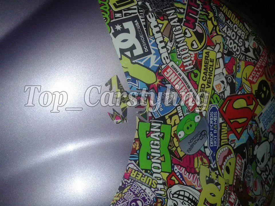 JDM Illest Stickerbomb обертка для автомобиля стильная графическая наклейка из фольги