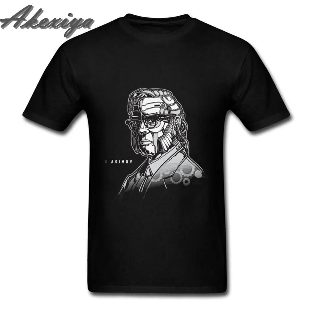 Футболка мужская с изображением джентльмена Исаака металлическая хлопковая