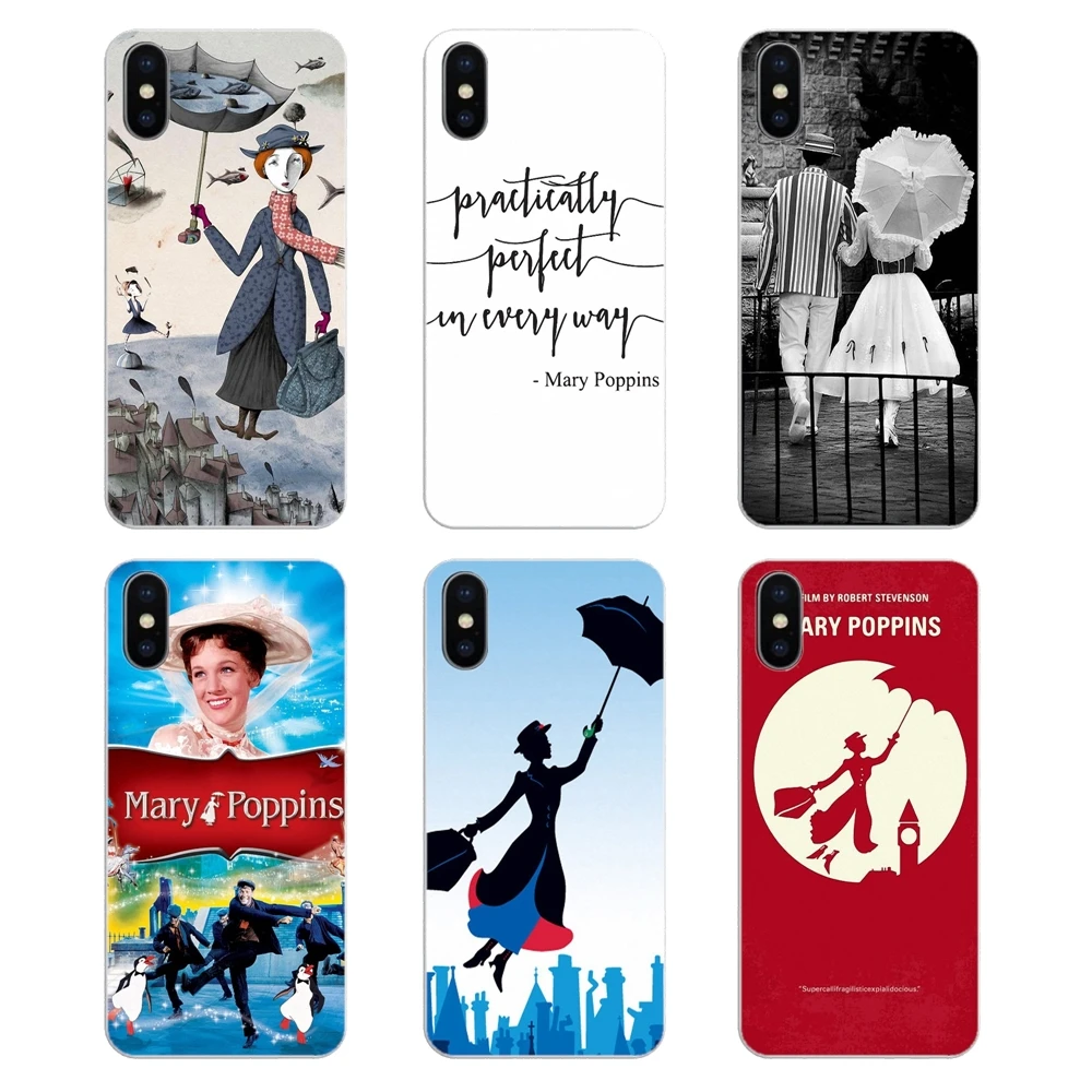 For Nokia 2 3 5 6 8 9 230 3310 2.1 3.1 5.1 7 Plus Transparent Soft Shell Covers Mary Poppins Practically Perfect Art |