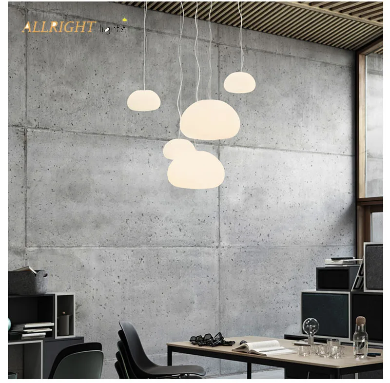 LED Глобальный покрытый стеклянный подвесной светильник с одной головкой