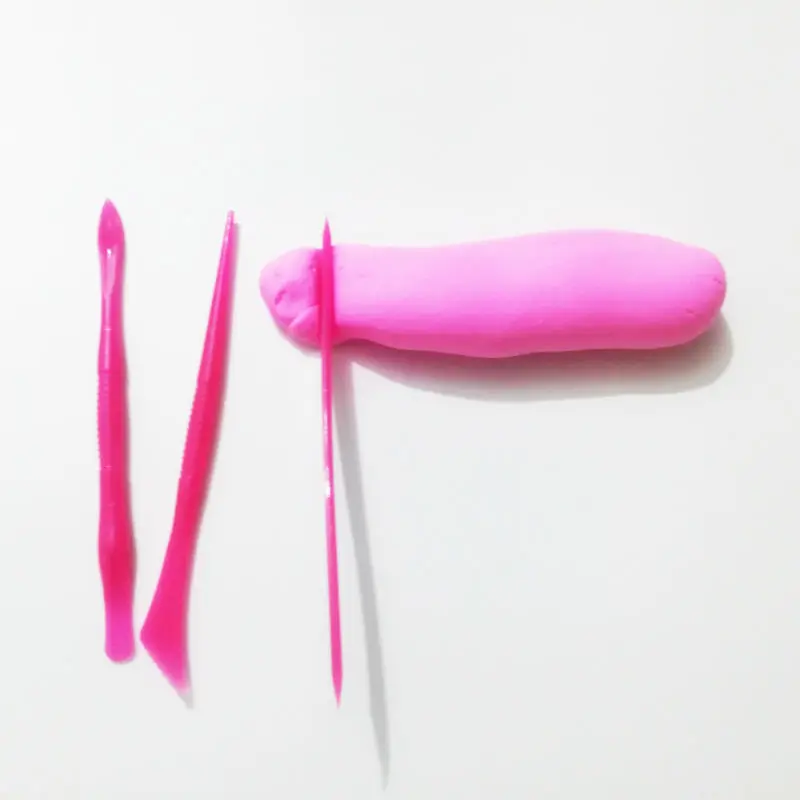 3 шт. двойная глиняная скульптура полимерная легкая глина инструмент для