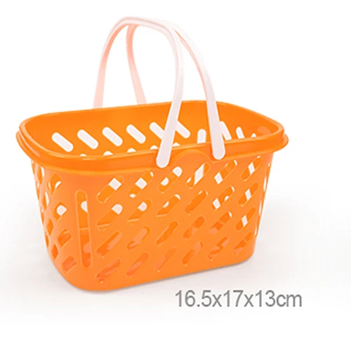 Quaslover детей DIY ролевые игры игрушки резка фрукты овощи Кухня миниатюрные пищевые игрушки подарок на день рождения для детей - Цвет: 1pcs basket